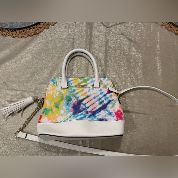 EUC Madden girl tie dye and white handbag/crossbody bag - Picture 4 of 5